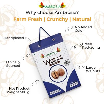 Ambrosia: Chile Inshell Walnuts - 500 g