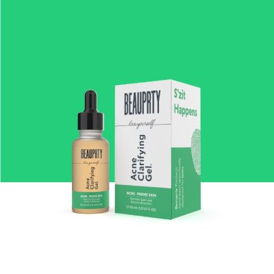 Beauprty: Acne clarifying gel (Anti-acne, controls sebum, removes spots, reduces blemishes, black & white heads) - 30ml