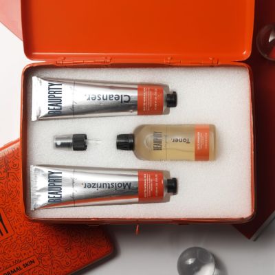 Beauprty: Balancing face care kit for oily & acne prone skin (Includes cleanser, toner & moisturizer) - Set of 3