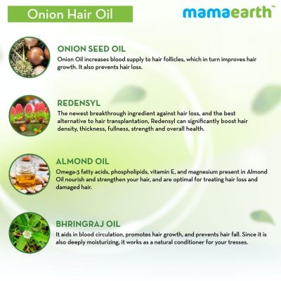Mamaearth: Onion Oil - 150ml