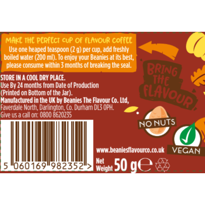 Beanies: Pumpkin Spice Flavour Instant Coffee - 50gm
