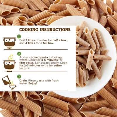Long & Short: High Fibre Pasta Multigrain Penne - 250gm