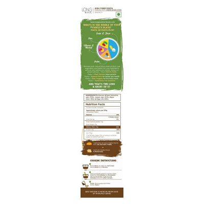 Long & Short: High Fibre Pasta Multigrain Spaghetti - 250gm