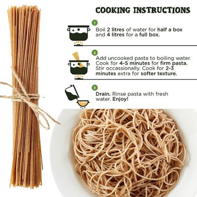 Long & Short: High Fibre Pasta Multigrain Spaghetti - 250gm