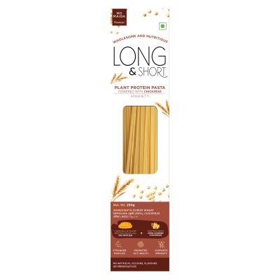 Long & Short: Plant Power Protien Pasta Chickpea Spaghetti - 250gm