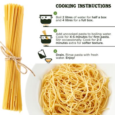Long & Short: Plant Power Protien Pasta Chickpea Spaghetti - 250gm
