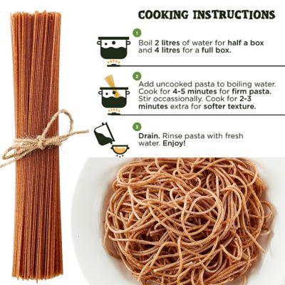 Long & Short: Plant Power Protien Pasta Red Kidney Bean Spaghetti - 250gm