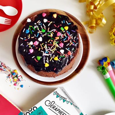 Serapheena: Cocoa Heaven Jowar and Sweet Potato Flour Cake Mix - 400gm