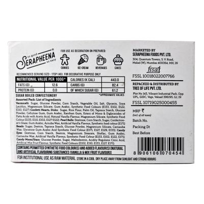 Serapheena: Monster's Ball Sugar Sprinkles for Cakes & Cupcakes Decoration - 100gm