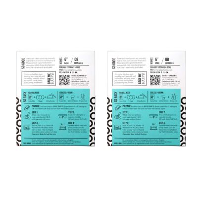 Serapheena: Cocoa Heaven Jowar and Sweet Potato Flour Cake Mix - Pack of 2 (200gm Each)