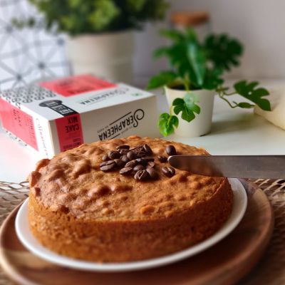Serapheena: Espresso Coffee Jowar and Sweet Potato Flour Cake Mix - Pack of 2 (205gm Each)