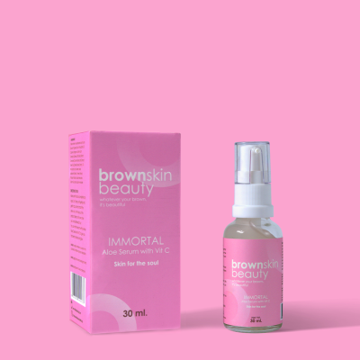 BrownSkin beauty: Immortal Aloe Serum with Vit. C - 30ml
