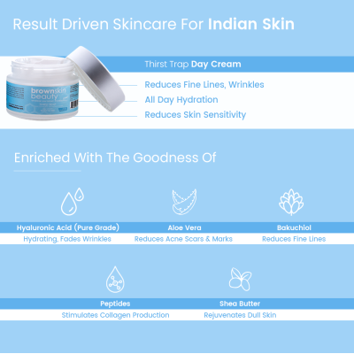 BrownSkin beauty: Thirst Trap Day Cream - 50ml