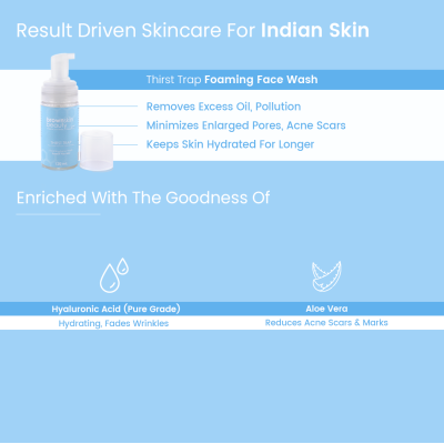 BrownSkin beauty: Thirst Trap Foaming Face Wash - 120ml