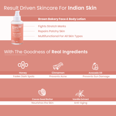 BrownSkin beauty: Brown Bakery Face & Body Lotion 100ml
