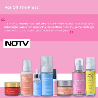 BrownSkin beauty: Immortal Skin care set (With Free Travel Pouch!)