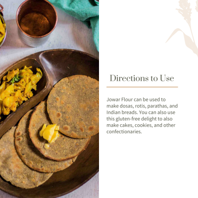 Ecotyl: Organic Jowar Atta - 400 gm