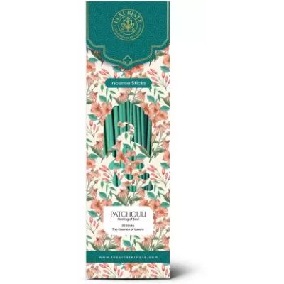 Luxuriate: Patouli Incense Agarbatti Sticks - Contains 20 Incense Sticks