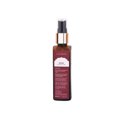 Luxuriate: Pure and Natural Skin/Face Rose Mist Spray for Dry Skin and Glow for Men and Women- 100 ml