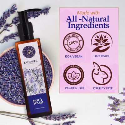 Luxuriate : Lavender Buds of Beauty Fresh Body Wash Shower Liquid for Men and Women-200 ml