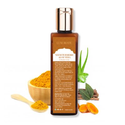 Luxuriate: Neem Turmuric Alovera Face Wash For Unisex - 100ml