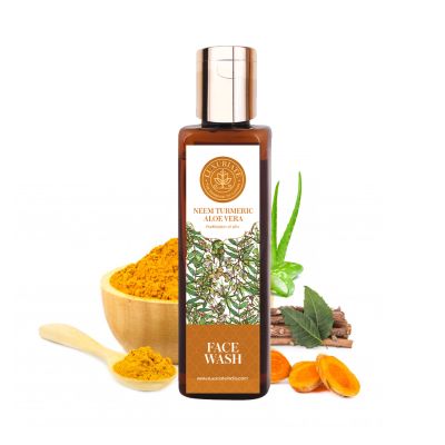 Luxuriate: Neem Turmuric Alovera Face Wash For Unisex - 100ml