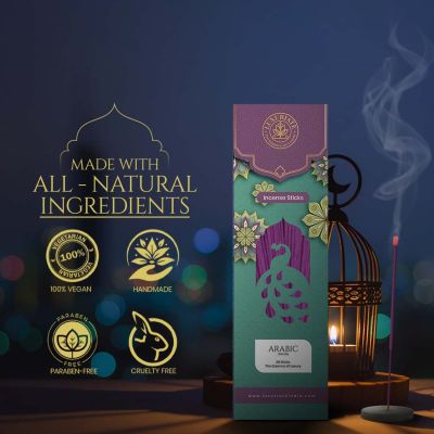 Luxuriate: Arabic Incense Agarbatti Sticks - Contains 20 Incense Sticks