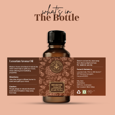Luxuriate: Bhakhour Aroma Oil - 15ml