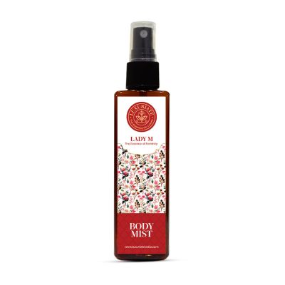 Luxuriate : Lady M Fragrance Body Mist for Men & Women With Essence of Femininity 100 ml