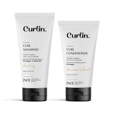 Curlin: Curlin Shampoo + Conditioner - Duo Pack