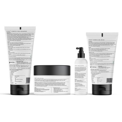 Curlin: Curlin Shampoo + Deep Conditioning Mask + Curl cream + Scalp tonic - Curl Expert Kit