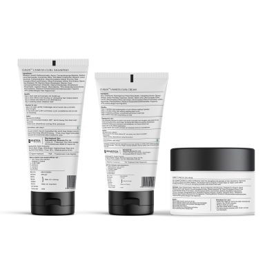 Curlin: Curlin Shampoo + Deep Conditioning Mask + Curl cream - Hydration Boost Trio