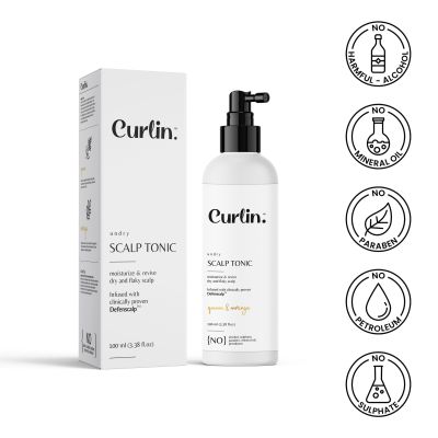Curlin: Undry Scalp Tonic - 100ml