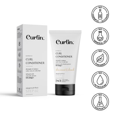 Curlin: Unmess Curl Conditioner - 150gm