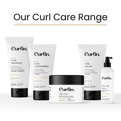 Curlin: Curlin Shampoo + Deep Conditioning Mask + Curl cream - Hydration Boost Trio