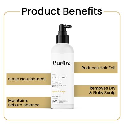 Curlin: Undry Scalp Tonic - 100ml
