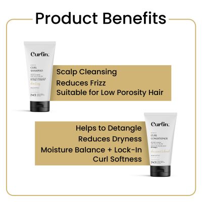 Curlin: Curlin Shampoo + Conditioner - Duo Pack