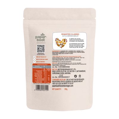 Paper Boat: Roasted Classic - Nuts & Berries Medley - 200 gm