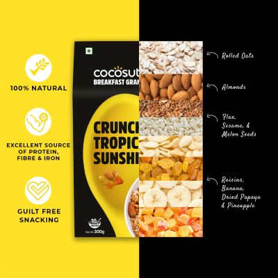 Cocosutra: Crunchy Tropical Sunshine Granola - 300gm