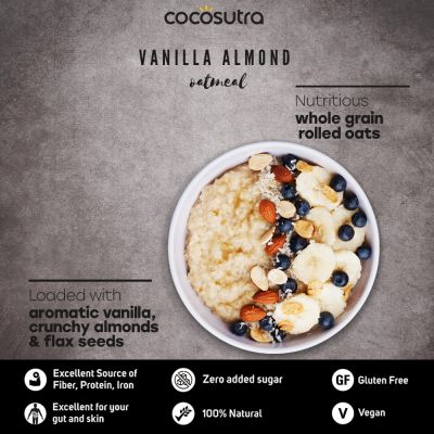 Cocosutra: Vanilla Almond Oatmeal - 300gm