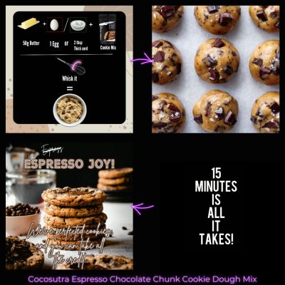 Cocosutra: Chunky Chocolate Cookie Dough Mix - 220gm