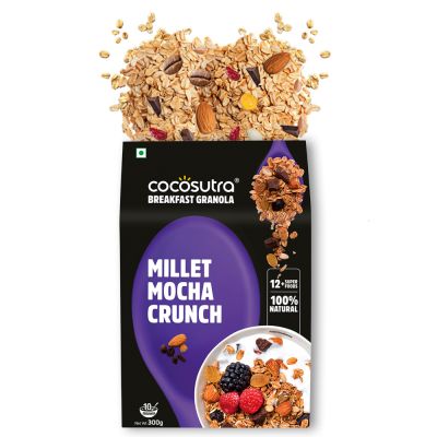 Cocosutra: Millet Mocha Crunch Granola - 300gm