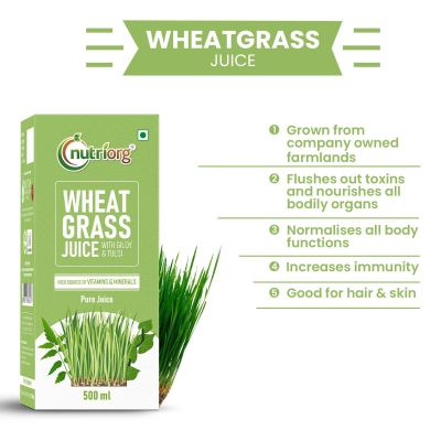 Nutriorg: Wheatgrass Juice - 500 ml