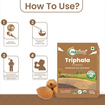 Nutriorg: Triphala Powder - 150 gm