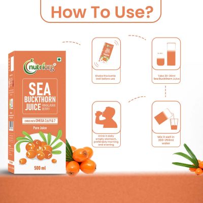 Nutriorg: Sea Buckthorn Juice - 500 ml