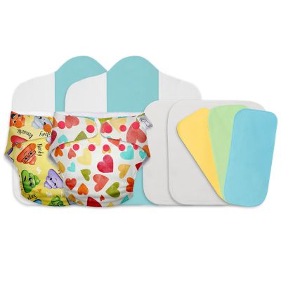 Superbottoms: Cloth Diapers for babies - Starter Pack with 2 Freesize UNO - New Version , Reusable