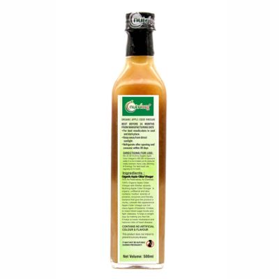 Nutriorg: Certified Organic Apple Cider Vinegar - 500 ml