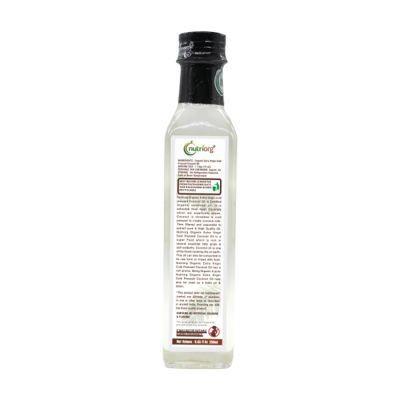 Nutriorg: Certified Organic Extra Virgin Coconut Oil - 250 ml