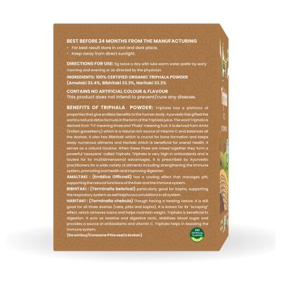 Nutriorg: Triphala Powder - 150 gm