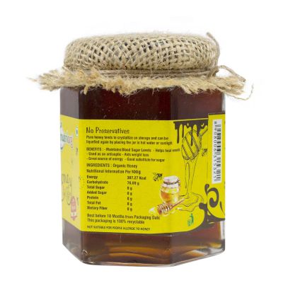 Nutriorg: Certified Organic Honey - 250 gm ( Pack of 2)